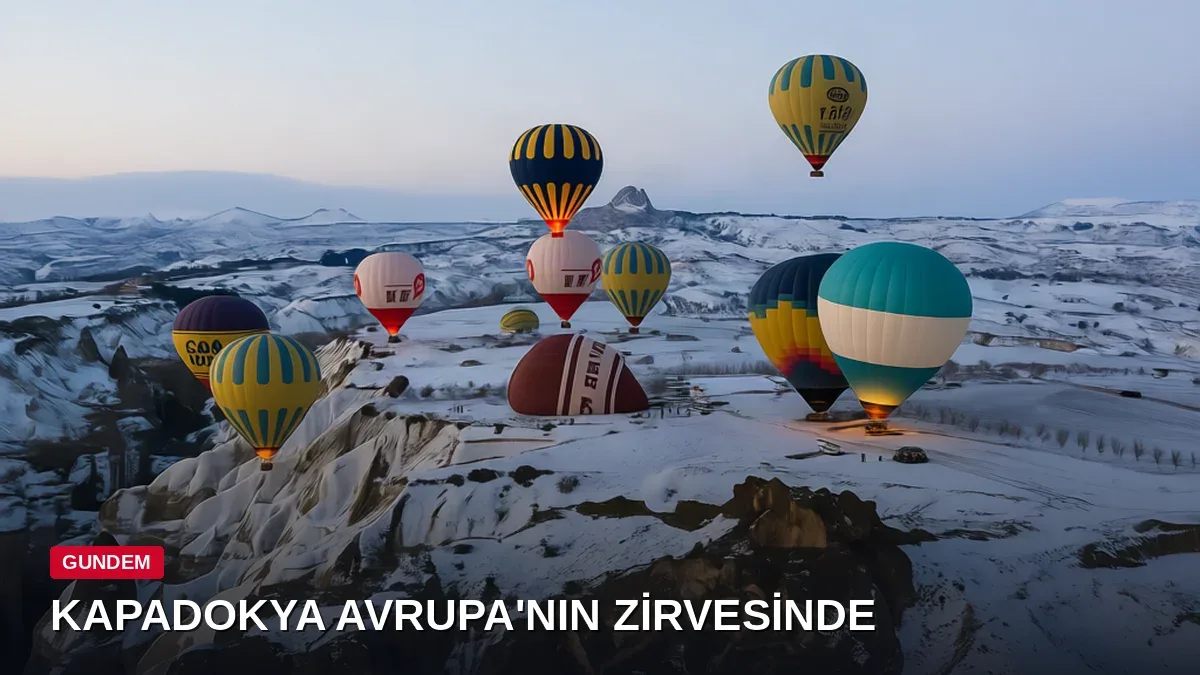 Avrupa'da kışın en iyi adresi Kapadokya seçildi