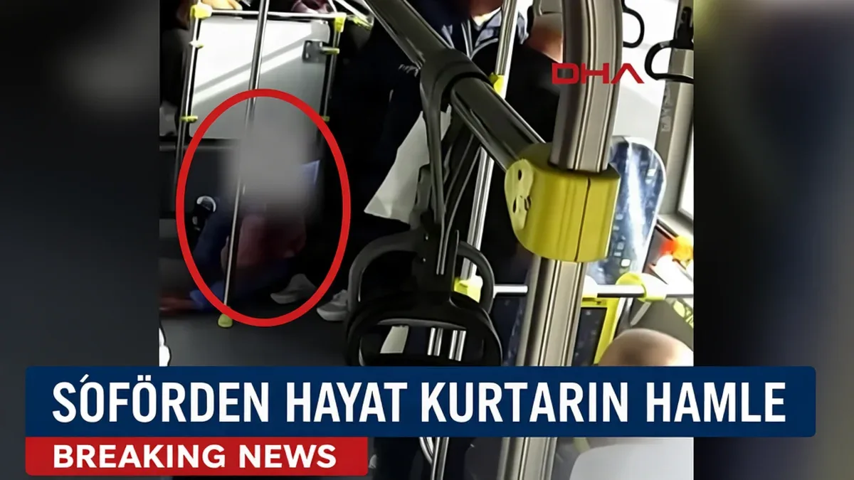 Otobüste fenalaşan yolcuyu zaman kaybetmeden hastaneye yetiştirdi